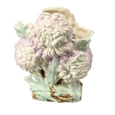 McCoy Pottery Pink Chrysanthemum Vase