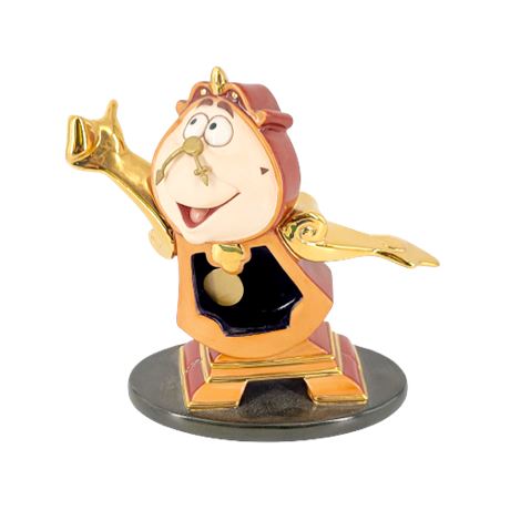 Disney "Just in Time" Beauty and the Beast Cogsworth Figurine (WDCC)