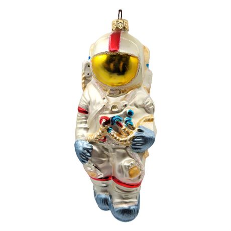 "Smithsonian Astronaut" Kurt S. Adler Polonaise Collection Blown Glass Ornament