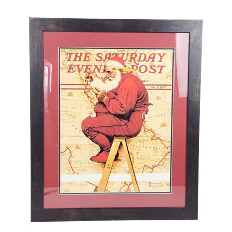 Framed Norman Rockwell "The Saturday Evening Post" Print