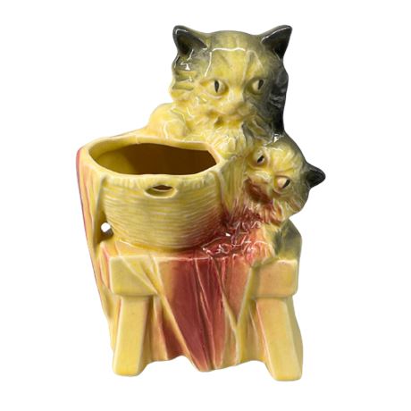 McCoy Pottery Kitten Planter