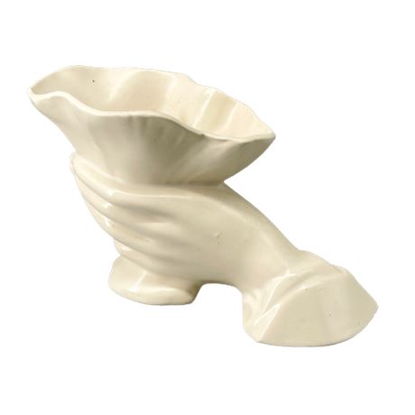Nelson McCoy Hand Holding Cornucopia Vase
