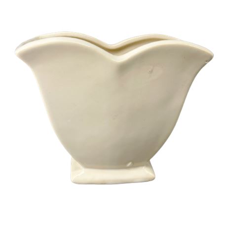 McCoy Pottery White Tulip Vase