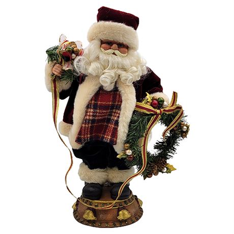 Battery Operated Animated Santa Figurine