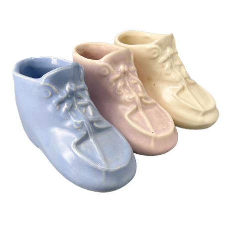McCoy Pottery Baby Bootie Planters