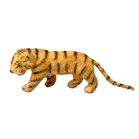 Kunstlerschutz Flocked Tiger Toy Figure