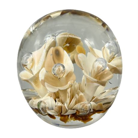 Joe St Clair Art Glass Paperweight