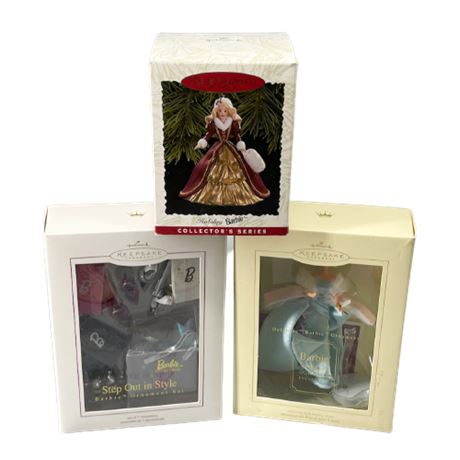 Hallmark Keepsake Barbie Character Ornaments