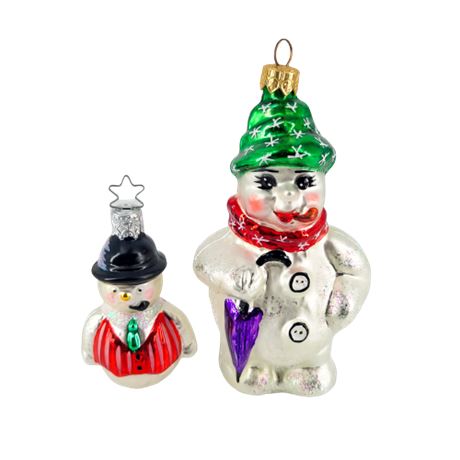 Christopher Radko / German Snowmen Ornaments