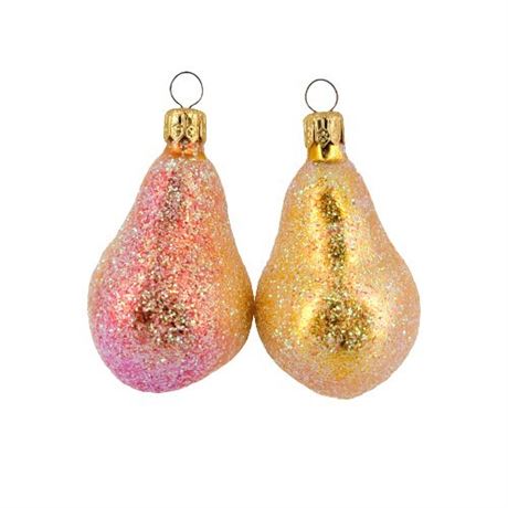 Christopher Radko Sugar Pear Ornaments