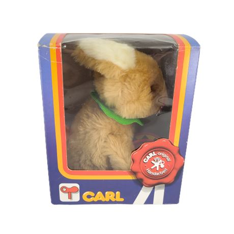 Vintage Carl Original Handarbeit Wind-up Drum Rabbit