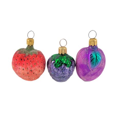 Christopher Radko Fruit Ornaments