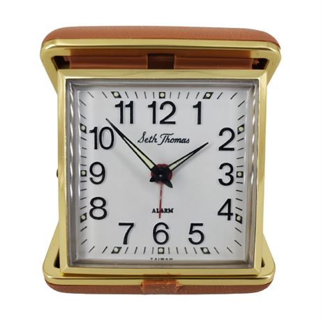Vintage Seth Thomas Travel Alarm Clock