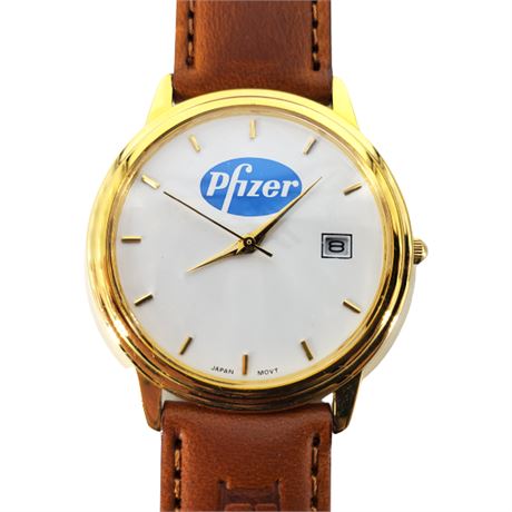 Vintage 90s Pedre Pfizer Promotional Watch
