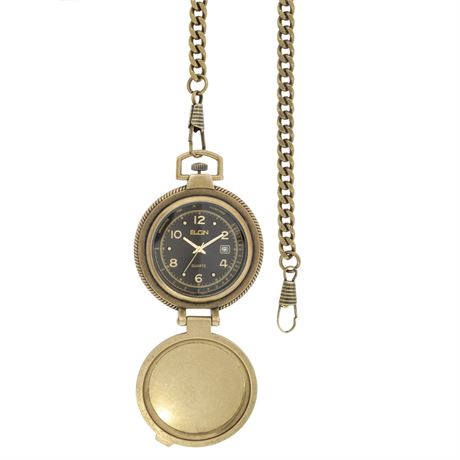Elgin Vintage Style Fisherman Pocket Watch