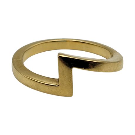 John Atencio 18K Gold Lightning Ring