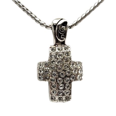 Brighton Reversible Cross Pendant Necklace