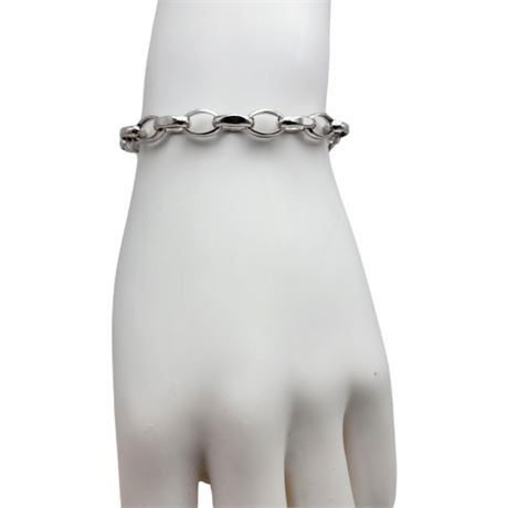 Italian 18K White Gold Bracelet