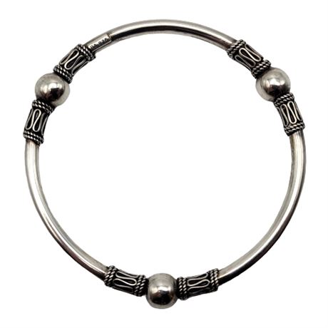 Suarti Bali Sterling Silver Bangle Bracelet