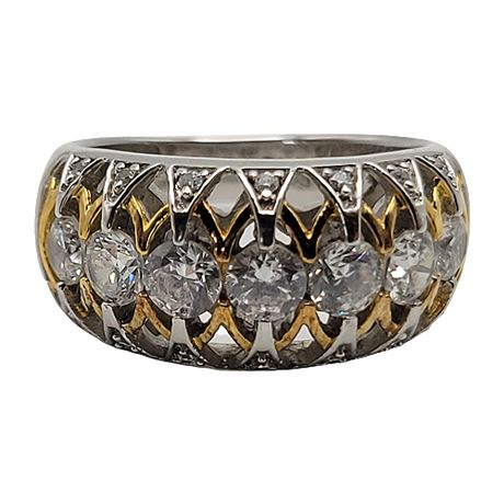 Verragio Sterling Silver CZ Ring
