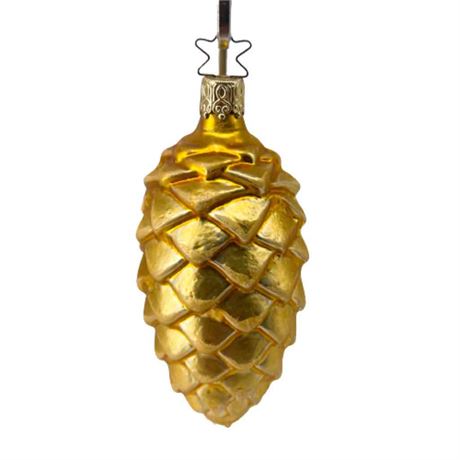 Old World Christmas "Glass Cone" Glass Ornament