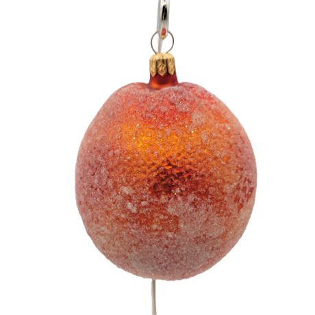 Christopher Radko "Orange Fruit" Glass Ornament
