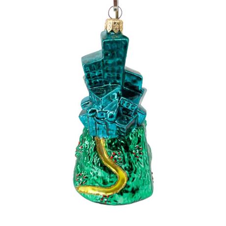 Kurt Adler Polonaise "Emerald City" Glass Ornament