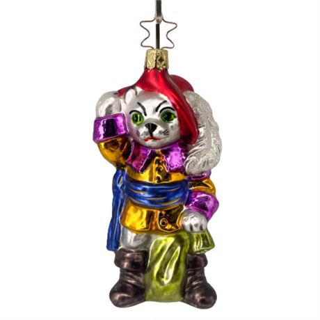 Old World Christmas Inge-Glas "Puss in Boots" Glass Ornaments