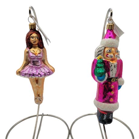 Christopher Radko 1997 "Nutcracker Suite III" Glass Ornaments