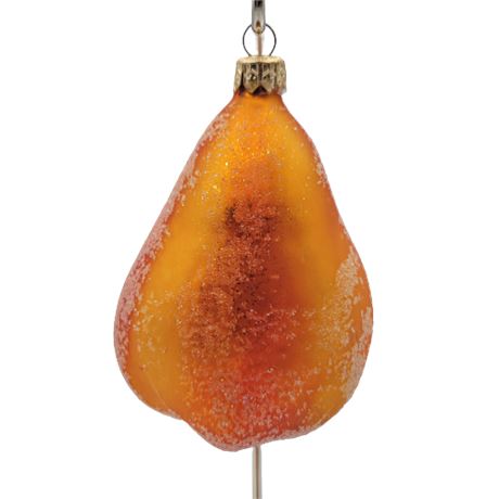 Christopher Radko "Sugar Pear" Glass Ornament