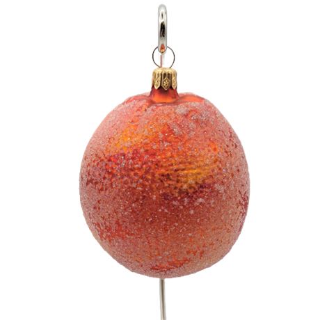 Christopher Radko "Orange Fruit" Glass Ornament