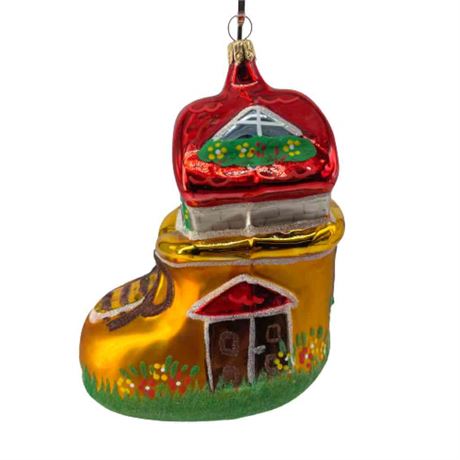 Christopher Radko "Old Lady Who Lived in a Shoe" Ornament