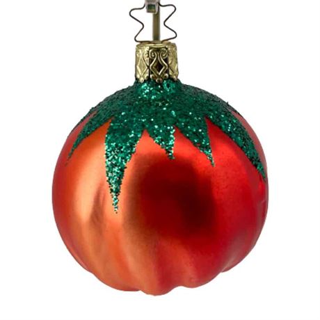 Old World Christmas Inge-Glas "Tomato" Glass Ornament