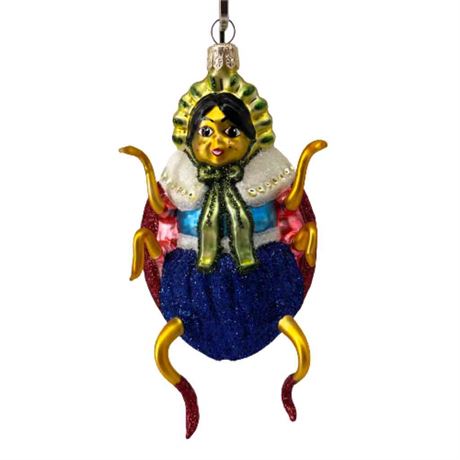 "Ladybug" Glass Ornament