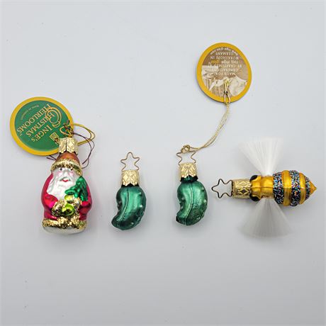 Inge's Christmas Heirlooms Glass Ornaments