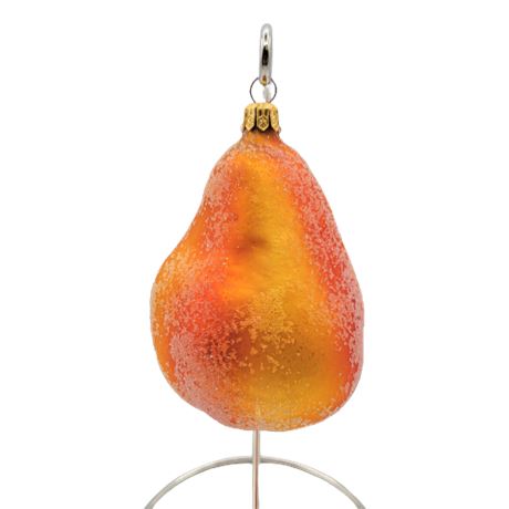 Christopher Radko "Sugar Pear" Glass Ornament