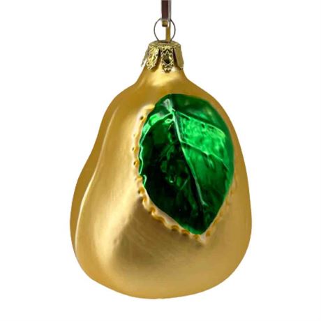 Christborn "Pear" Glass Ornament