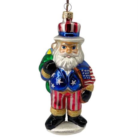 Christopher Radko "Uncle Sam Santa" Ornament