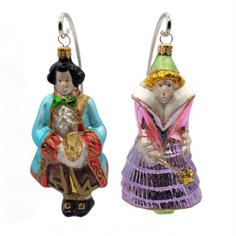 Polonaise Cinderella Collection Glass Ornament Set
