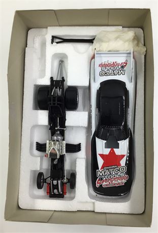 NOS 1997 Matco Tools Super Nationals Dodge Funny Car Die Cast Metal Race Car