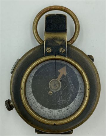 Working WWI 1918 British Antique Military F-L Navigational Compass