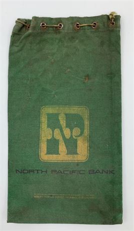 Old Bank Deposit Money Bag from North Pacific Bank