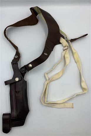 NOS Smith & Wesson Gun 43 34 Leather Shoulder Holster