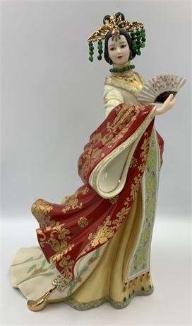 Jade Empress Lena Liu Danbury Mint Porcelain Maiden Statue