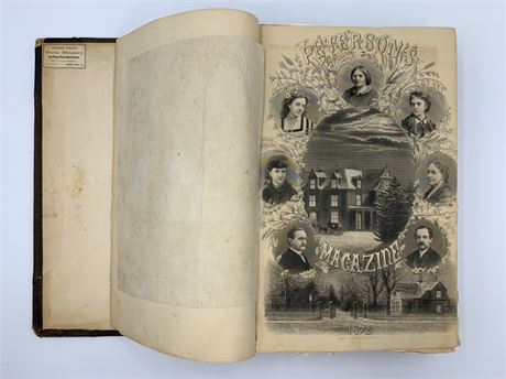 1872 Peterson’s Antique Fashion Magazine Hardcover Book