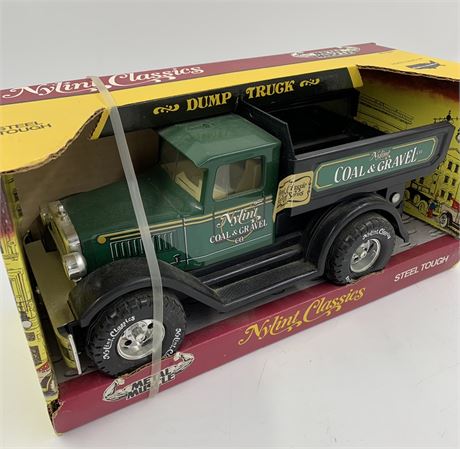 1990 NOS Nylint Coal and Gravel Co Steel Dump Truck in the Box