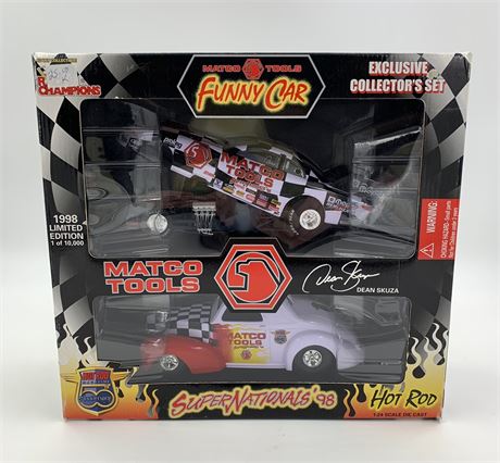 1998 NOS Limited Edition 2 pc Matco Tools Funny Car Collector Set