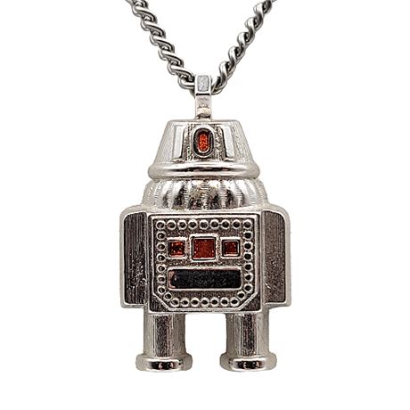 1979 Avon Galactic Robot Necklace