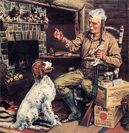Embossed Remington Game Loads Hunting Supplies Advertising Sign