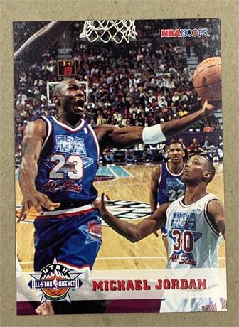1993 Skybox Michael Jordan 257 NBA All Star Weekend Basketball Trade Card